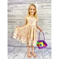 thumbnail image 5 of Yellow Floral Double Ruffle Twirly Dress, 5 of 9