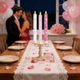 thumbnail image 6 of 6-Pack Remote Control Flameless LED Candle Lamp, with Tearing Stems, Realistic Wax Simulation, for Party Wedding Home Decor, 6 of 8