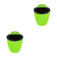 thumbnail image 2 of kurtrusly Flowerpot With Self-watering Feature Special For And Durability Space-saving Green 11*11cm 2Set, 2 of 6