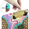 thumbnail image 4 of FMSHPON Summer Pineapple Flamingo Clipboard Hardboard Wood Nursing Clip Board and Pull for Standard A4 Letter 13x9 inches, 4 of 7