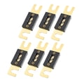thumbnail image 1 of 6uds 200A Dorado Tono ANL Fusible Universal para Coche Vehículo Camión Audio, 1 of 1