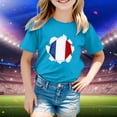 thumbnail image 2 of TZEWGL Cute Shirt For Kid Sport Prints Short Sleeve Round Neck Basic Clothes For Newborns size 10-11T, 2 of 5