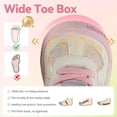 thumbnail image 4 of TARANIS Toddler Shoes for Boys and Girls, Closed Toe Non-Slip Breathable Baby Sneakers, Pink, 4 of 6