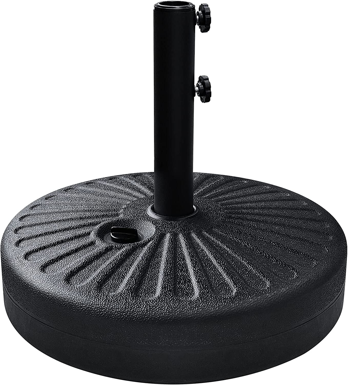 JEAREY 4-Pieces Heavy-Duty Umbrella Base Stand Cantilever Offset Patio Umbrella Stand Square Base Plate with Locking Black for Water or Sand Black JEAREY 4-Pieces Heavy-Duty Umbrella Base Stand Cantilever Offset Patio Umbrella Stand Square Base Plate with Locking Black for Water or Sand Black