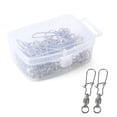 thumbnail image 2 of Tignapoo 25pcs Fishing Swivel Clips - Size 6# - Durable Copper & Stainless Steel Construction for Anglers, 2 of 7