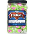 thumbnail image 2 of Gourmet Watermelon Taffy Chews by Its Delish  18 Oz Jumbo Reusable Container Jar  Chewy Fluffy Individually Wrapped Sweet & Juicy Soft Candy Taffies - USA Made, 2 of 9