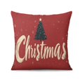 thumbnail image 3 of Merry Christmas Pine Tree Snowflake Throw Pillow Covers Modern Throw Pillow Case 4 Pack Fashion Pillow Cover for Room Home Patio Bedroom Livingroom, 3 of 7