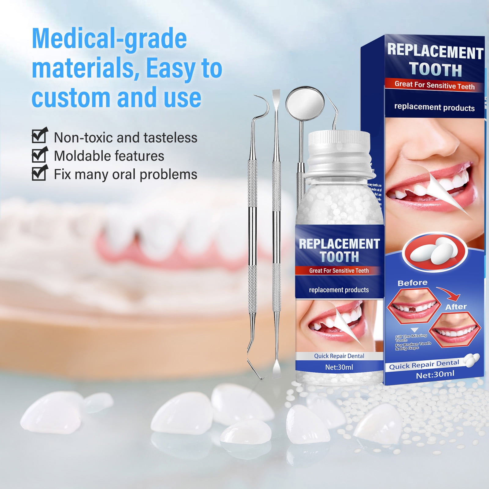 CLEARFIL REPAIR  a kit for the repair of tooth related fractures