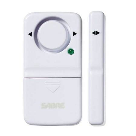 SABRE Wireless Home Security Door Window Burglar Alarm with LOUD 120 dB Siren - DIY EASY to Install