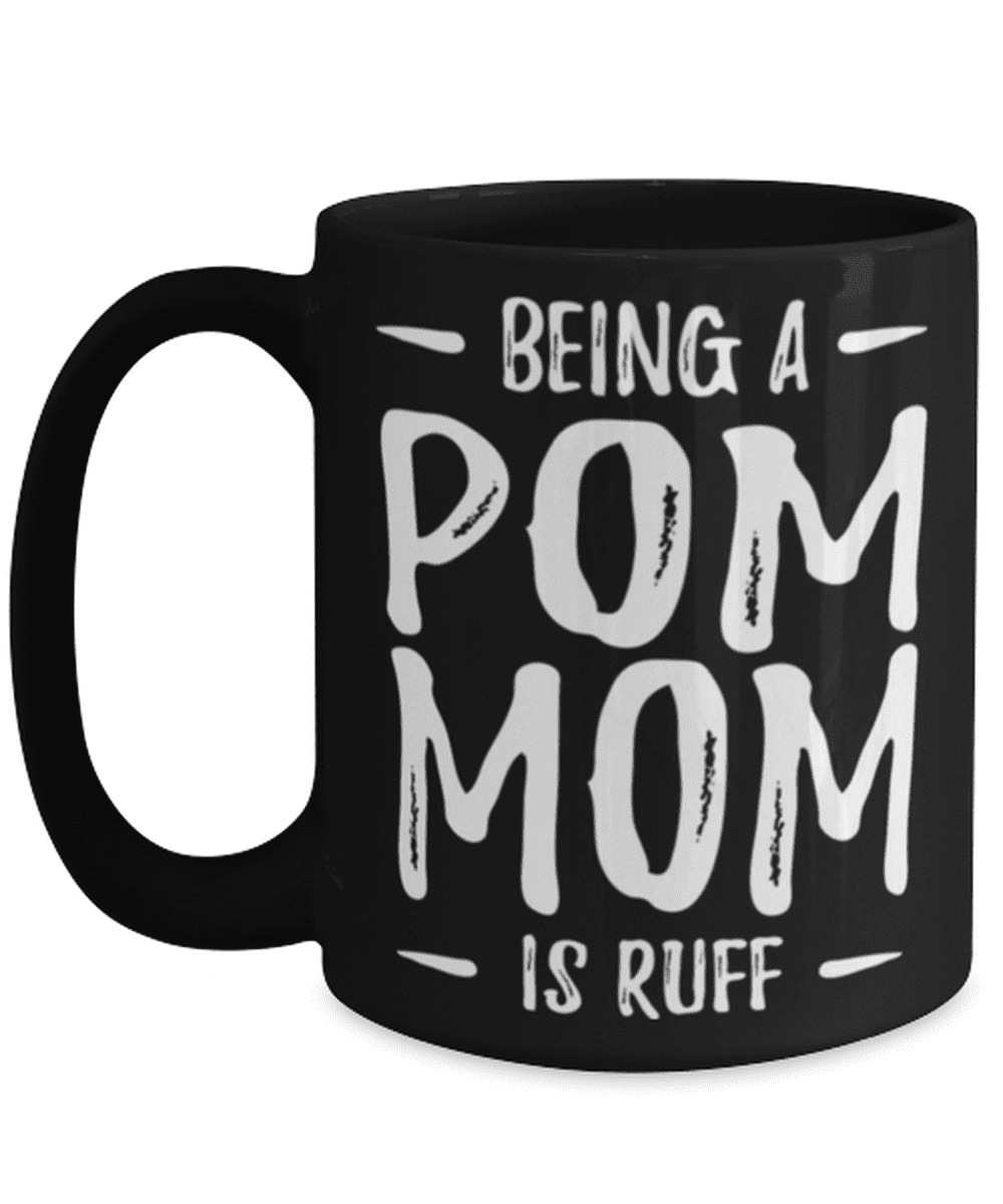 I Just Want To Drink Pet My Gift Coffee Mug And Pom For Pomeranian Dog Mom 