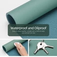 thumbnail image 4 of Multifunctional Office Desk Pad, Ultra Thin Waterproof PU Leather Mouse Pad, Dual Use Desk Writing Mat for Office/Home, 4 of 7
