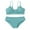 #03, variant on GYRATEDREAM Girl's 2 Piece Swimsuit Solid V Neck Spaghetti Strap Bikini Sets Beach Bathing Suit Swimwear for Teen Kids