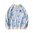thumbnail image 1 of Petit Ours Dessin Animé Pull Oversize pour Femmes Manches Longues Vêtements d'Hiver Tricot Col Rond Mignon FGS, 1 of 7