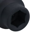 thumbnail image 2 of 3/4" Drive 19mm Shallow Metric MM Impact Impacted Socket 6 Sided Single Hex, 2 of 6