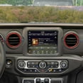 thumbnail image 4 of Soft Carbon Fiber Car Interior Decor Kits Red Carbon Fiber Dashboard Air Vent Cover Trim For Jeep Wrangler JL Gladiator Sticker, 4 of 14