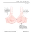 thumbnail image 4 of Curvy Couture Women's Plus Size Sheer Mesh Full Coverage Unlined Underwire Bra, 4 of 5