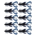 thumbnail image 2 of Wweixi 10pcs Bait Shrimp Realistic Reusable Double-Color Wire Baits Bionic Practical Vivid Sporting Goods Playing Barbed 2#, 2 of 8