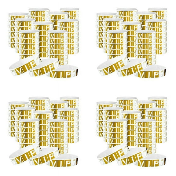 2000 Pcs VIP Event Bracelets Wrist Bands Colored Waterproof Armband