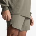 thumbnail image 2 of LYMAYTER M-4XL Men Sweat Shorts Quick-Dry Woven Shorts Casual Lightweight Breathable Athletic Shorts, 2 of 8