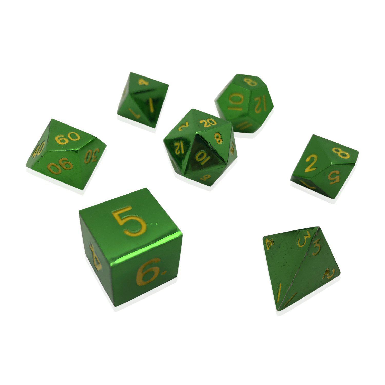 Norse Foundry 7PC RPG Metal Dice Set Goblin Horde