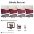 thumbnail image 7 of Unique Bargains 2 Pack Polyester Satin Body Pillow Cover 20" x 54" Burgundy, 7 of 7
