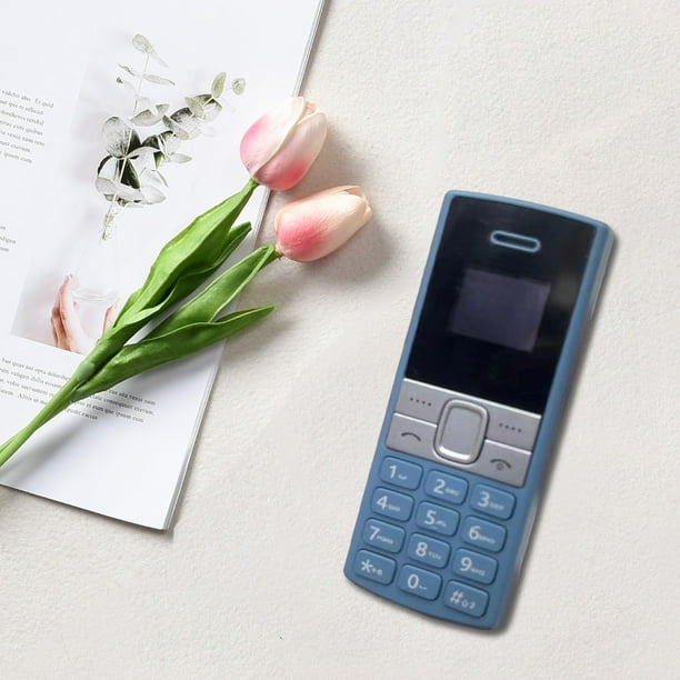 Teléfono celular BM150 Mini, 2G, Estudiante, Anciano, Doble SIM, Marcador Bluetooth, Teclado Mini Recto, Azul