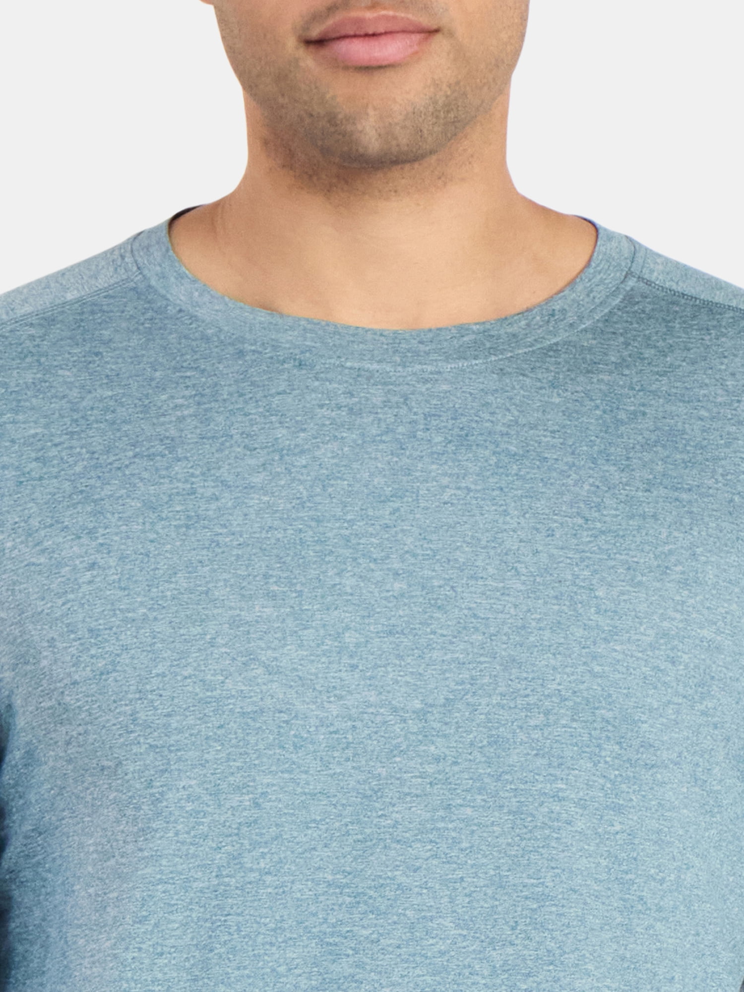 Athletic Works Men's and Big Men's ButterCore Soft Long Sleeve Tee Shirt, Sizes XS-5XL