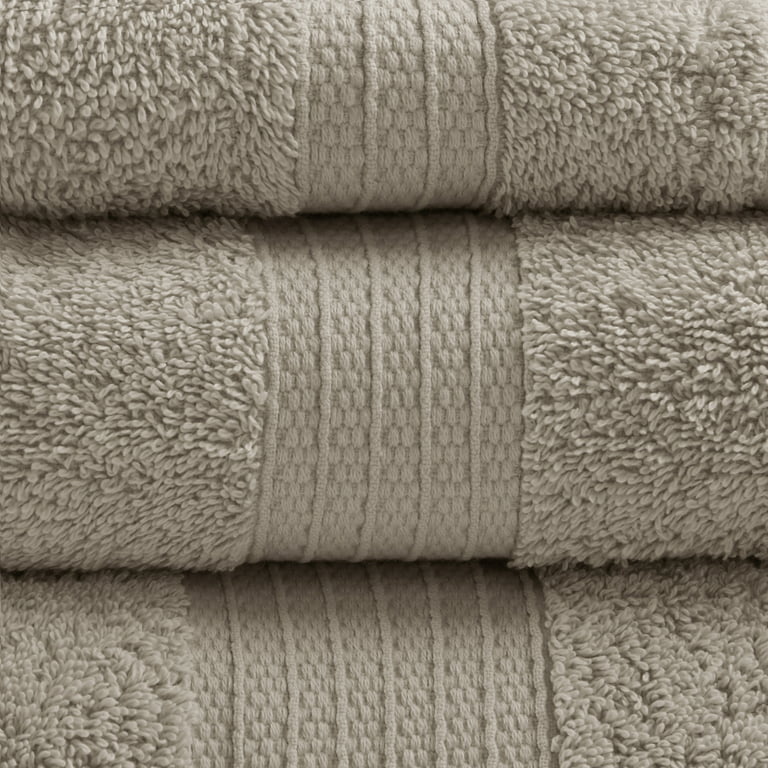 Home Essence Organic 6 Piece 100 Percent Cotton Towel Set