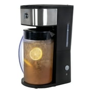 VETTA 2.5 Qt. Iced Tea Maker with Adjustable Strength Selector for Tea and Iced Coffee Brewing, Black, New
