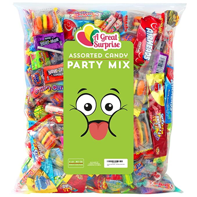 Buy Party Bulk Candy - Assorted Mix - 5 Pounds - Individually Wrapped ...