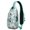 Greenish-blue-58, variant on Crossbody Sling Backpack for Women Men Starfish Ocean Themed Underwater Marine Shoulder Sling Crossbody Casual Chest Bag for Travel Sports Running Hiking