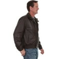 thumbnail image 3 of Scully Mens Chocolate/Olive Leather Featherlite Jacket 2XT, 3 of 4