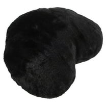 NICEXMAS throws pillow Heart Pillow Black PP for Napping 1Set
