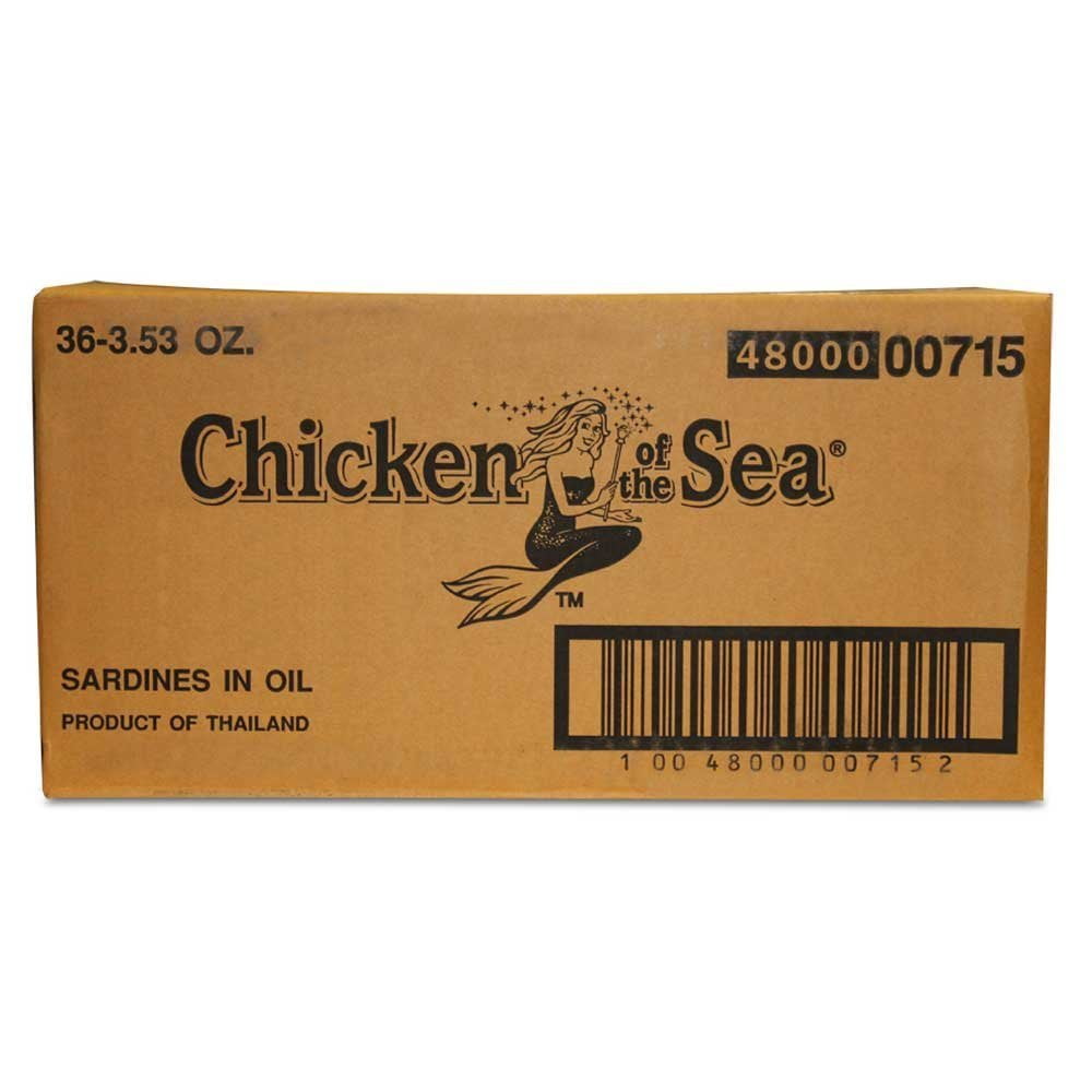 36 PACKS : Chicken of the Sea Lightly Smoked Sardines in Oil, 3.53 Ounce Pouch -- 36 per... by