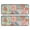 Pioneer Flower Floral-1, variant on Kitchen Rugs Sets Of 2,Pioneer Flower Floral Print Pattern Anti Fatigue Kitchen Mat Rugs Non Slip Washable,Decorative Kitchen Floor Mats for Kitchen,Sink,Laundry,17X47 Inch