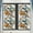 C, variant on Wall Stickers Wall Art for Indoor Windows Floral Glass Cling Film with Privacy Removable Decal for Glass Doors Patterned Floral Designs Indoor Use