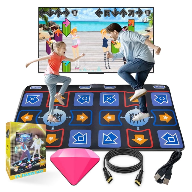 Tapete de Baile Inalámbrico Damcoola Plug and Play para TV