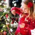 thumbnail image 5 of HomelyJoy 5.5 Inch Large Silver Bell Christmas Ornaments, Jingle Bells Star Cutout Decor for Xmas Tree, Gift Wrapping, Home and Party Decoration, 5 of 5