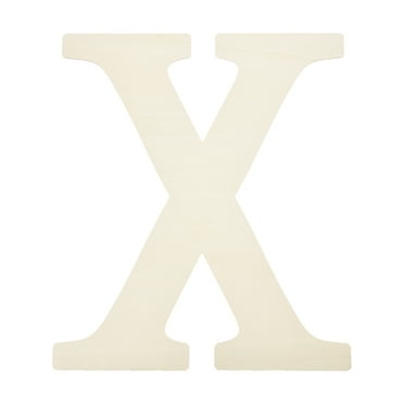 17 Inch Wooden Letter,Large Blank Unfinished Wooden Alphabet Letters for Crafts, DIY Projects, Birthday, Party(Letter X)
