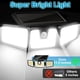 thumbnail image 4 of Luces Solares para Exterior AmeriTop Paquete de 2 con 3 Cabezas LED IP65, 4 of 7