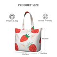 thumbnail image 4 of Travel Tote for Women,Travel Duffel Bag Airplane Duffel Strawberry Large Gym Tote Bag for Weekend Getaways, 4 of 5
