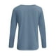 thumbnail image 5 of Camisas para mujer,Camiseta de manga larga estampada para mujer, blusa informal de cuello redondo, poliéster, cierre de cremallera, ideal para uso diario y en casa, sopatenor, 5 of 9
