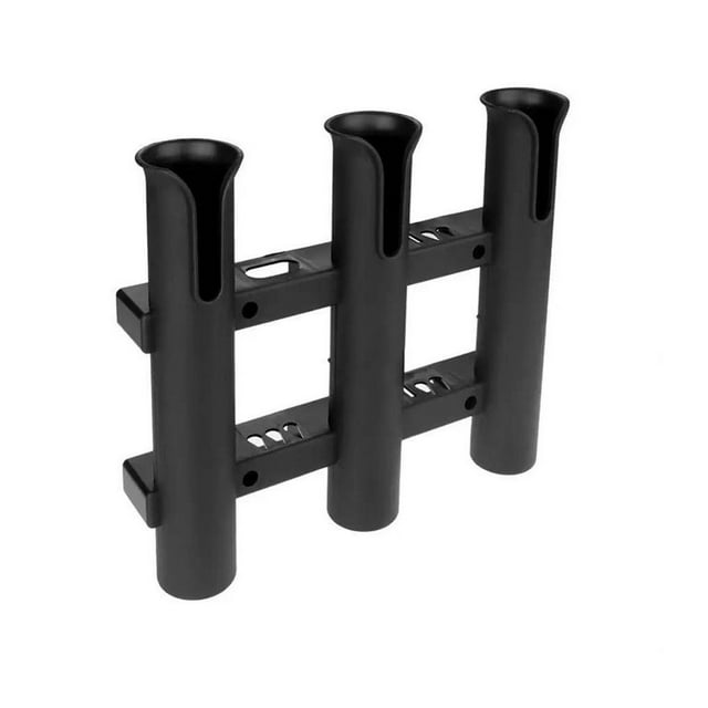3 Tubes Link Plastic Fishing Rod Racks Holder Socket For Boat Marine Fishing Box Kayak Boat Yacht ,Long Lasting
