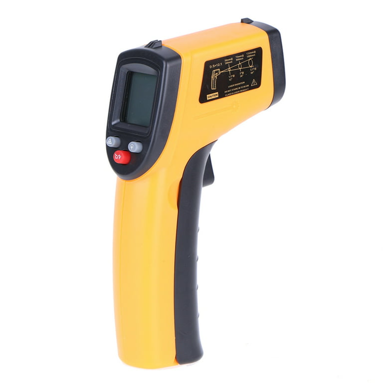 Infrared Temperature Gun Pyrometer 50:1 Industrial Laser  Thermometer-50°C~1400℃ High Temp IR Thermometer for Furnace Smelt Forge