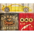thumbnail image 3 of Kimberly, Allen 18x15 Black Modern Framed Museum Art Print Titled - Garage Repair, 3 of 5