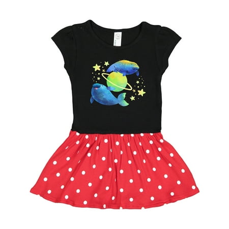 

Inktastic Space Manatees Gift Toddler Girl Dress