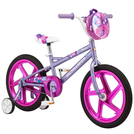 Schwinn Shine Girl's Sidewalk Bike, 18-inch mag wheels, ages 5 – 7, (The Best Dual Sport Bike)