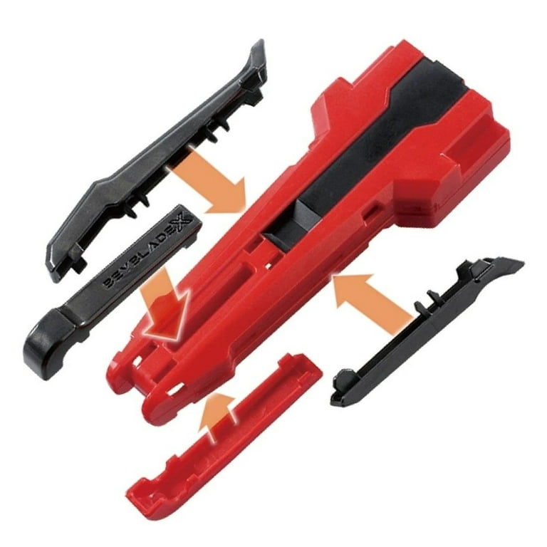 Takara Tomy Beyblade X BX-30 Custom Launcher Grip (Red Version