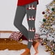 thumbnail image 1 of MKLEKYY Leggings para mujer, leggings de entrenamiento, leggings con estampado navideño, pantalones de bloques de color, leggings suaves y elásticos. 4871, 1 of 4