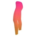 thumbnail image 5 of SELONE Womens Workout Leggings Mid Rise Stretch Polyester Athletic Pants Ankle Length Slim Fashion Clothes Orange L, 5 of 5